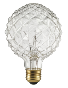Globe, 40W, Crystalina Designer Bulb