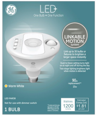 GE LED+ Bulb - Linkable Motion System