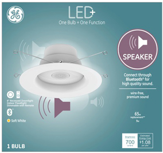 GE LED+ Bulb - Speaker