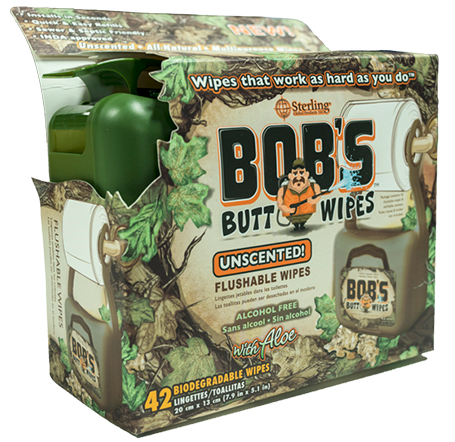 Bob's Butt Wipes with Green Canister & 42-ct. Wipes